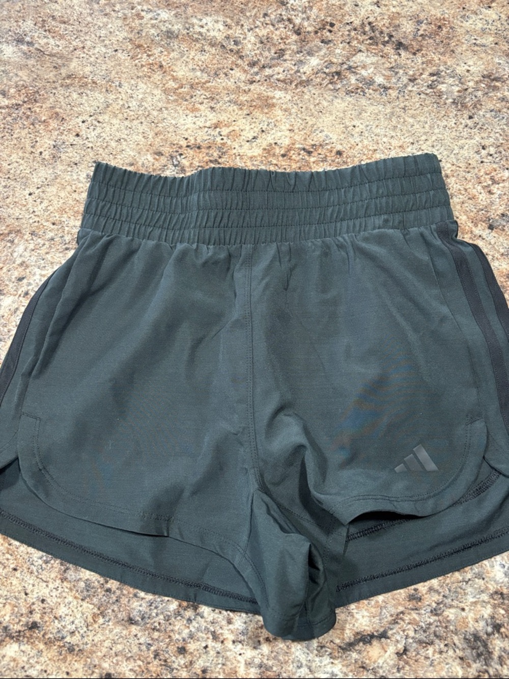 adidas Women's Dark Green Athletic Shorts